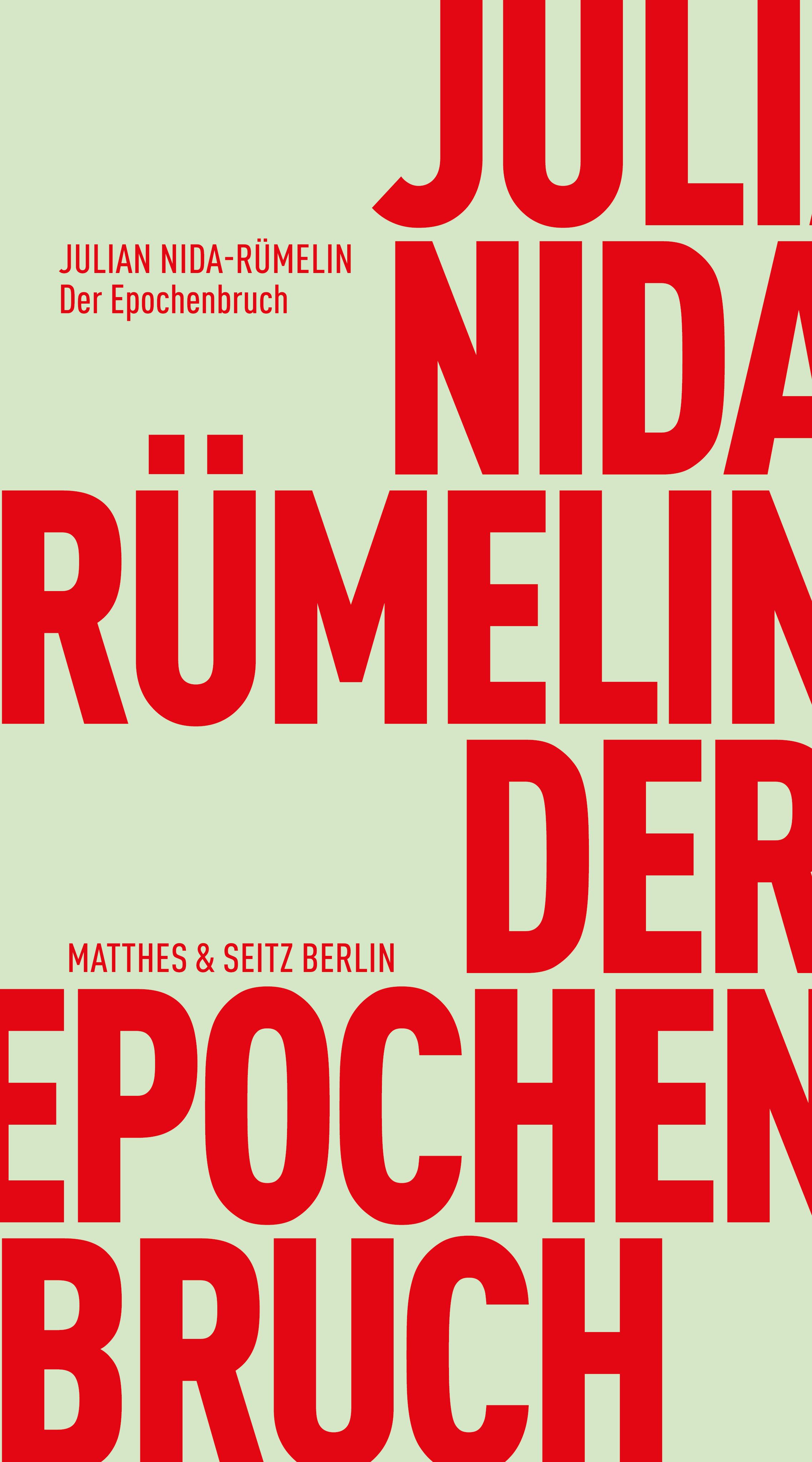 Vorderes Coverbild Der Epochenbruch
