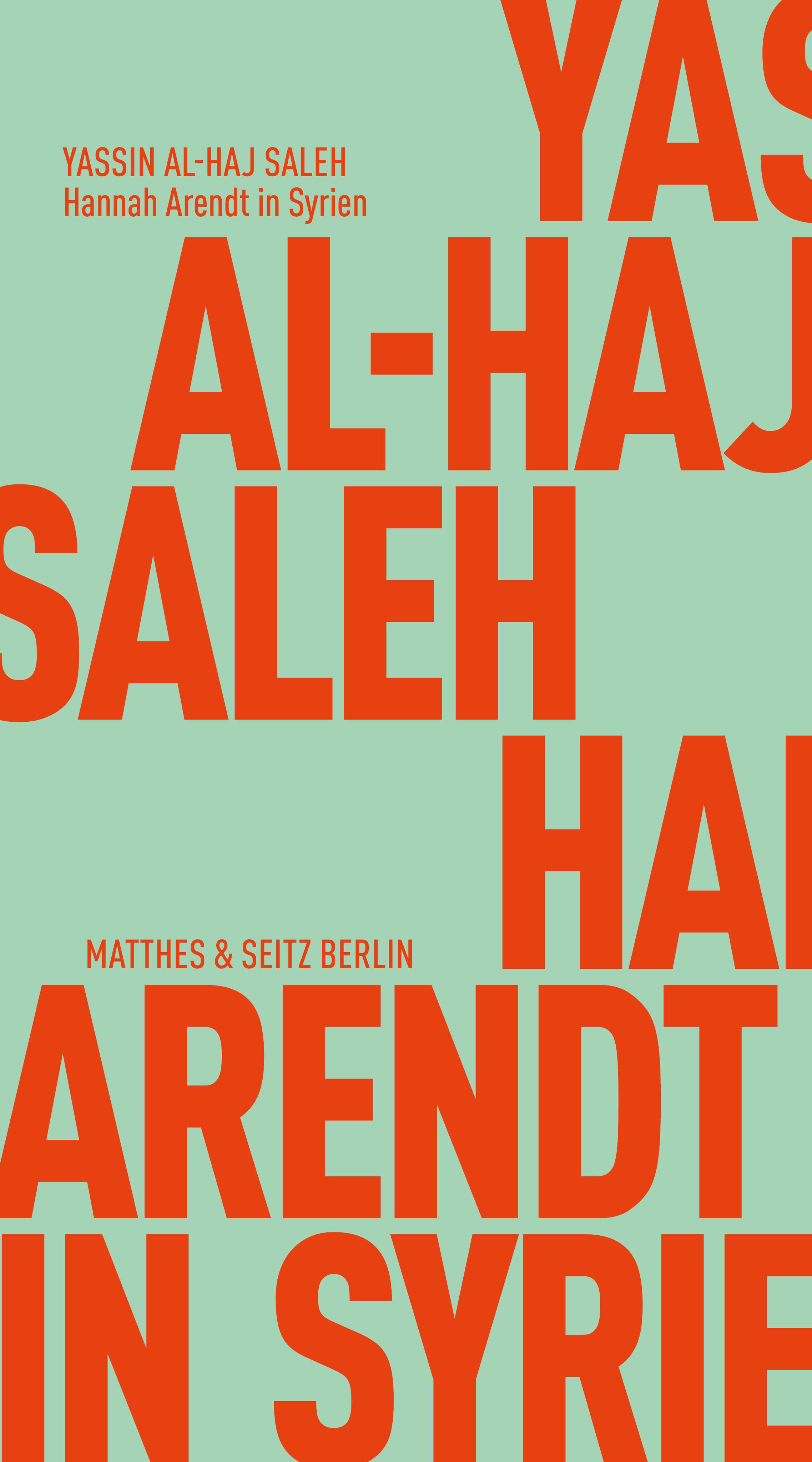 Vorderes Coverbild Hannah Arendt in Syrien