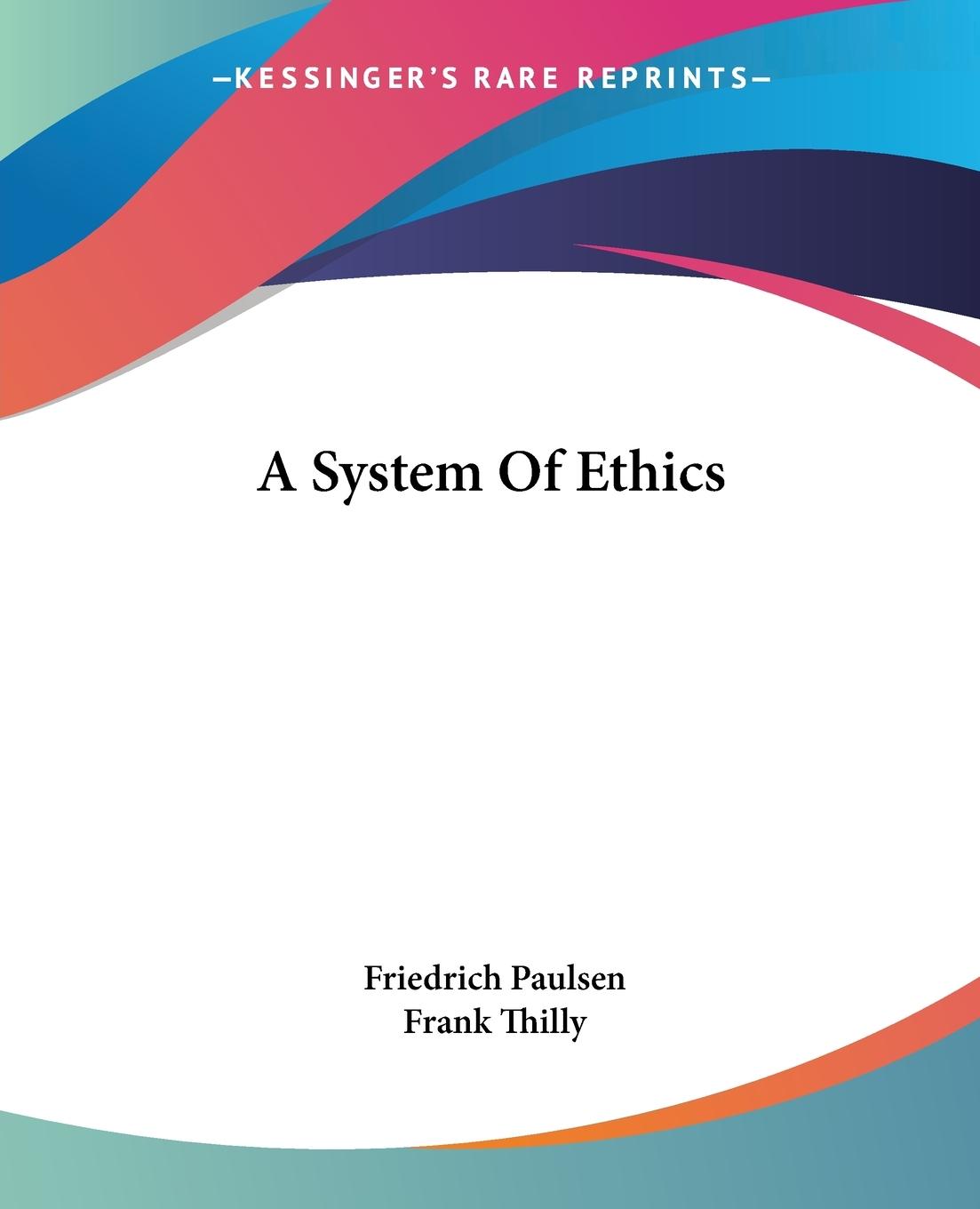 Vorderes Coverbild A System Of Ethics
