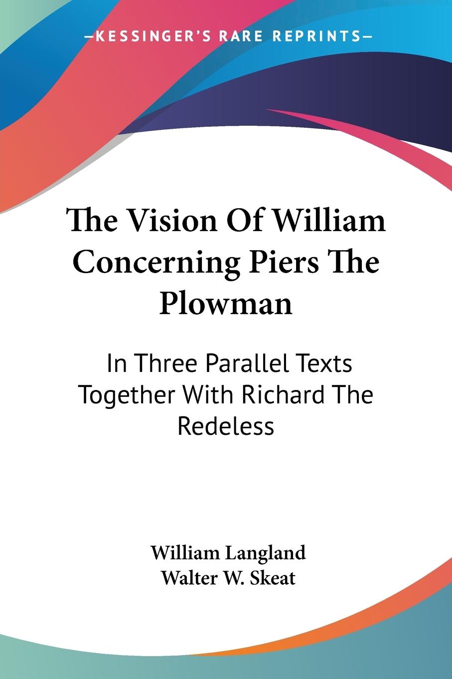 Vorderes Coverbild The Vision Of William Concerning Piers The Plowman