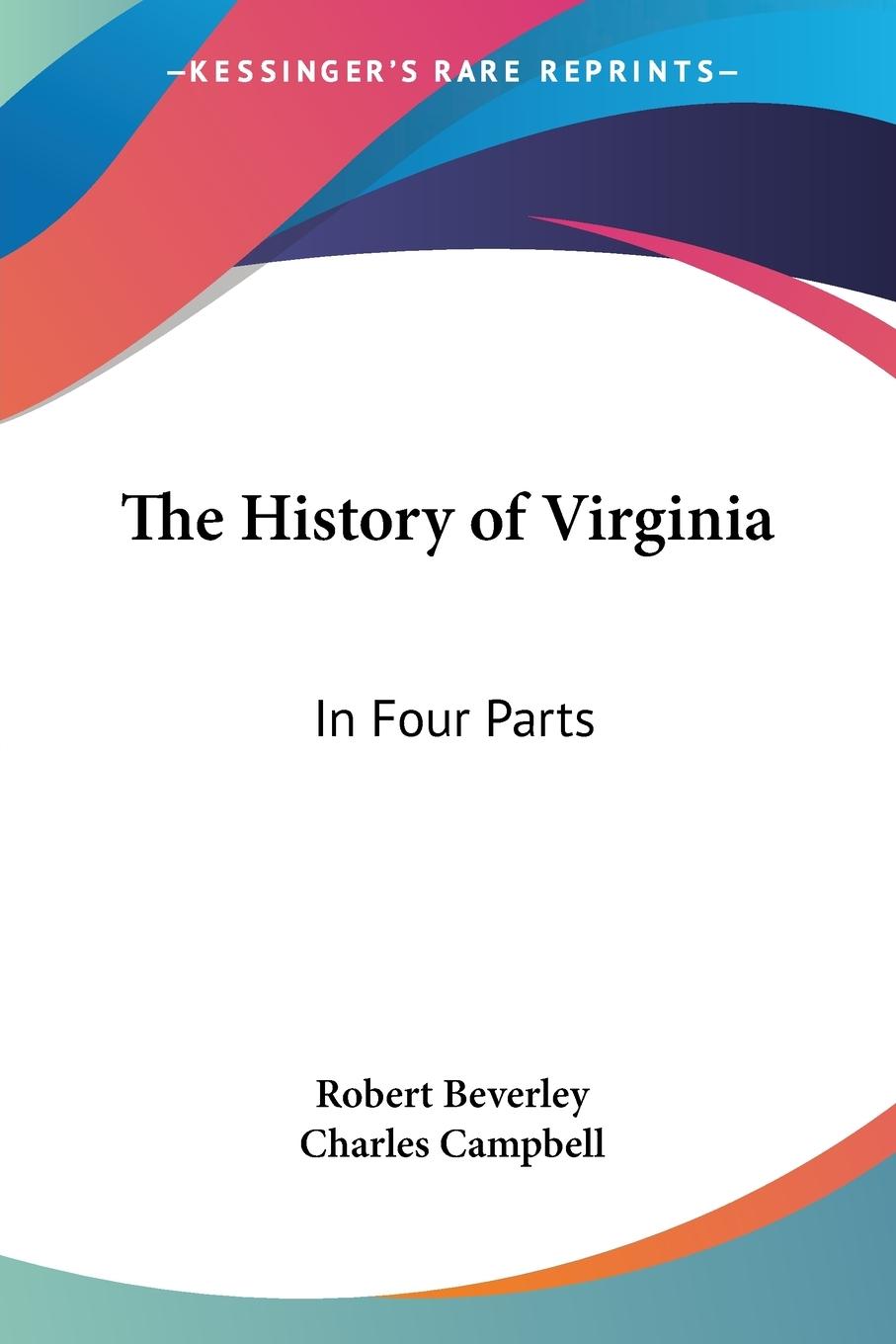 Vorderes Coverbild The History of Virginia