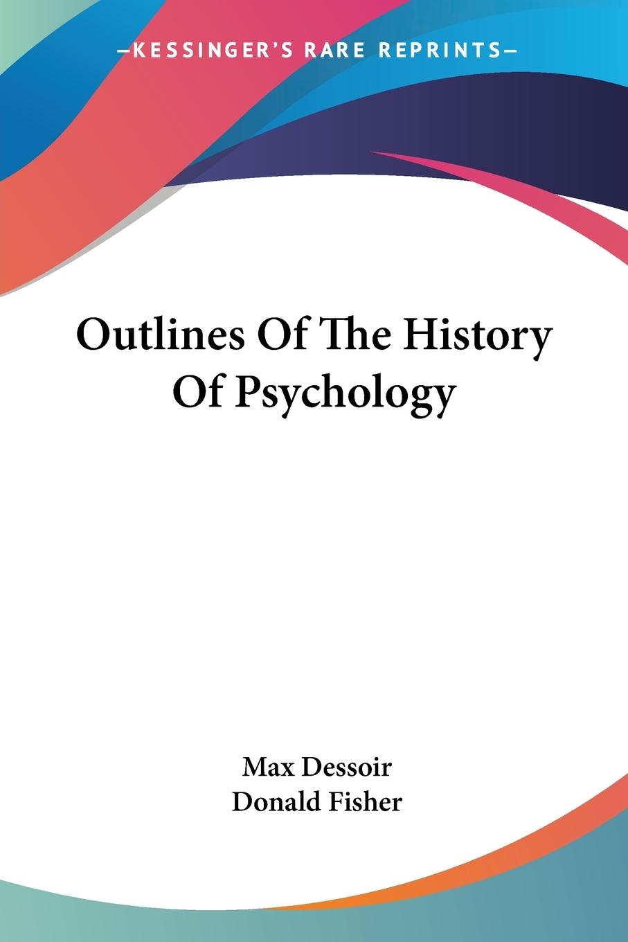 Vorderes Coverbild Outlines Of The History Of Psychology