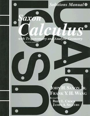 Vorderes Coverbild Solutions Manual for Saxon Calculus with Trigonometry and Analytic Geometry