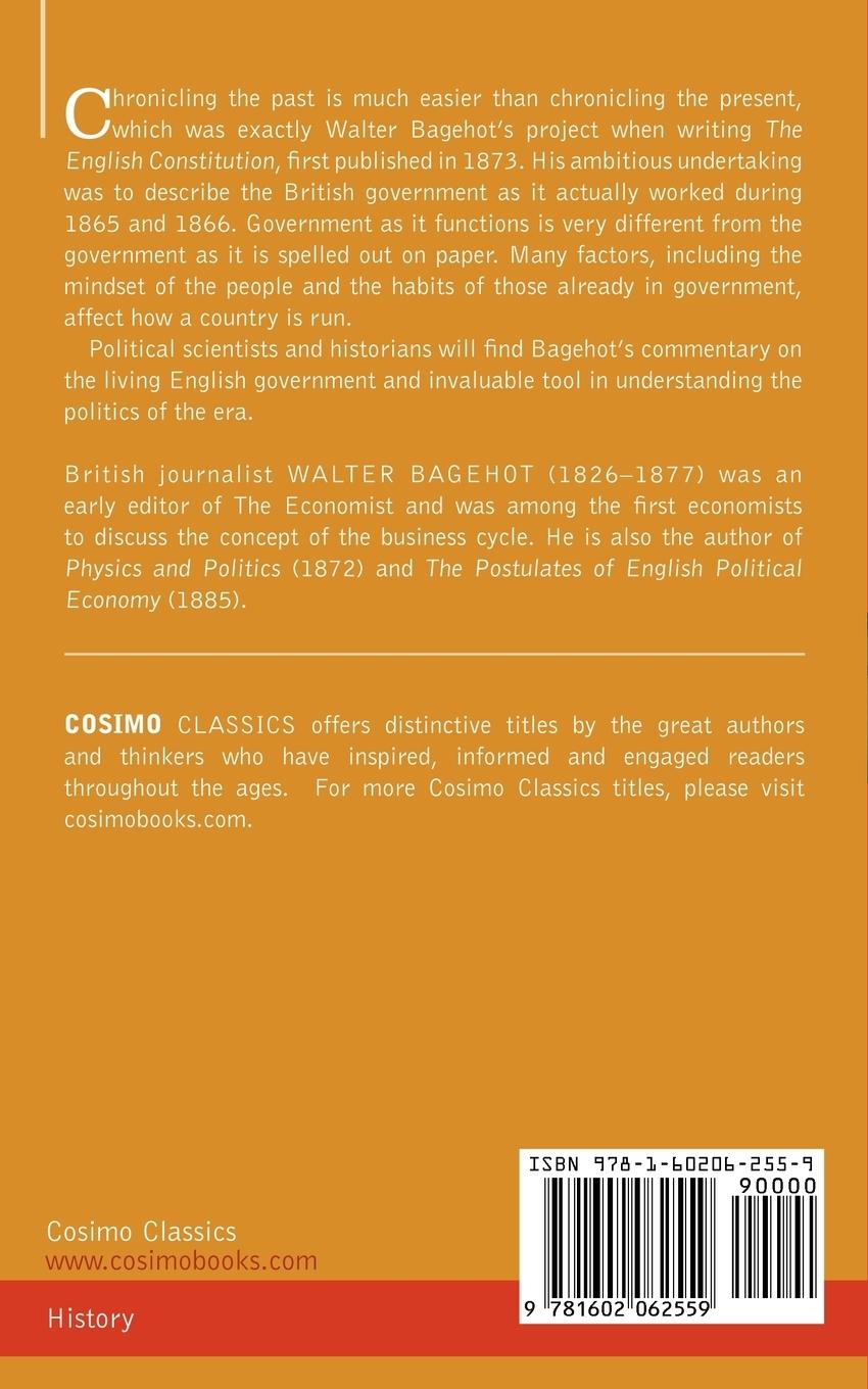 Rückseitencover The English Constitution