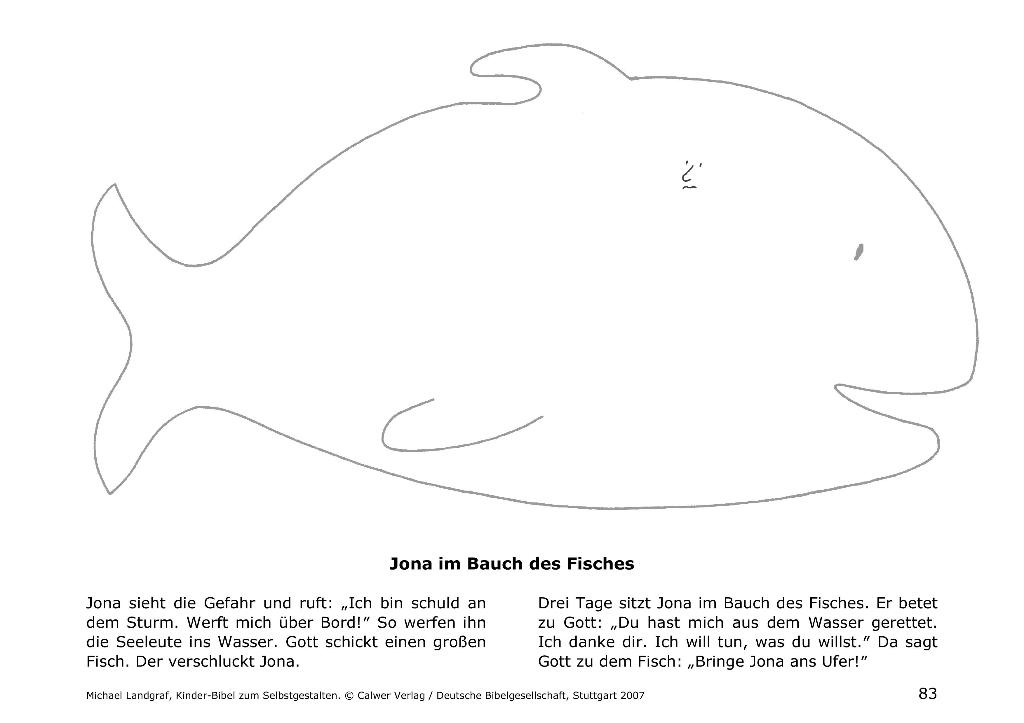 Beispielinhalt (Bild) Kinder-Bibel zum Selbstgestalten