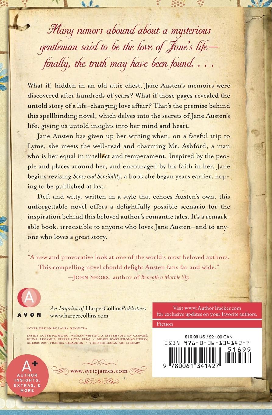 Rückseitencover The Lost Memoirs of Jane Austen