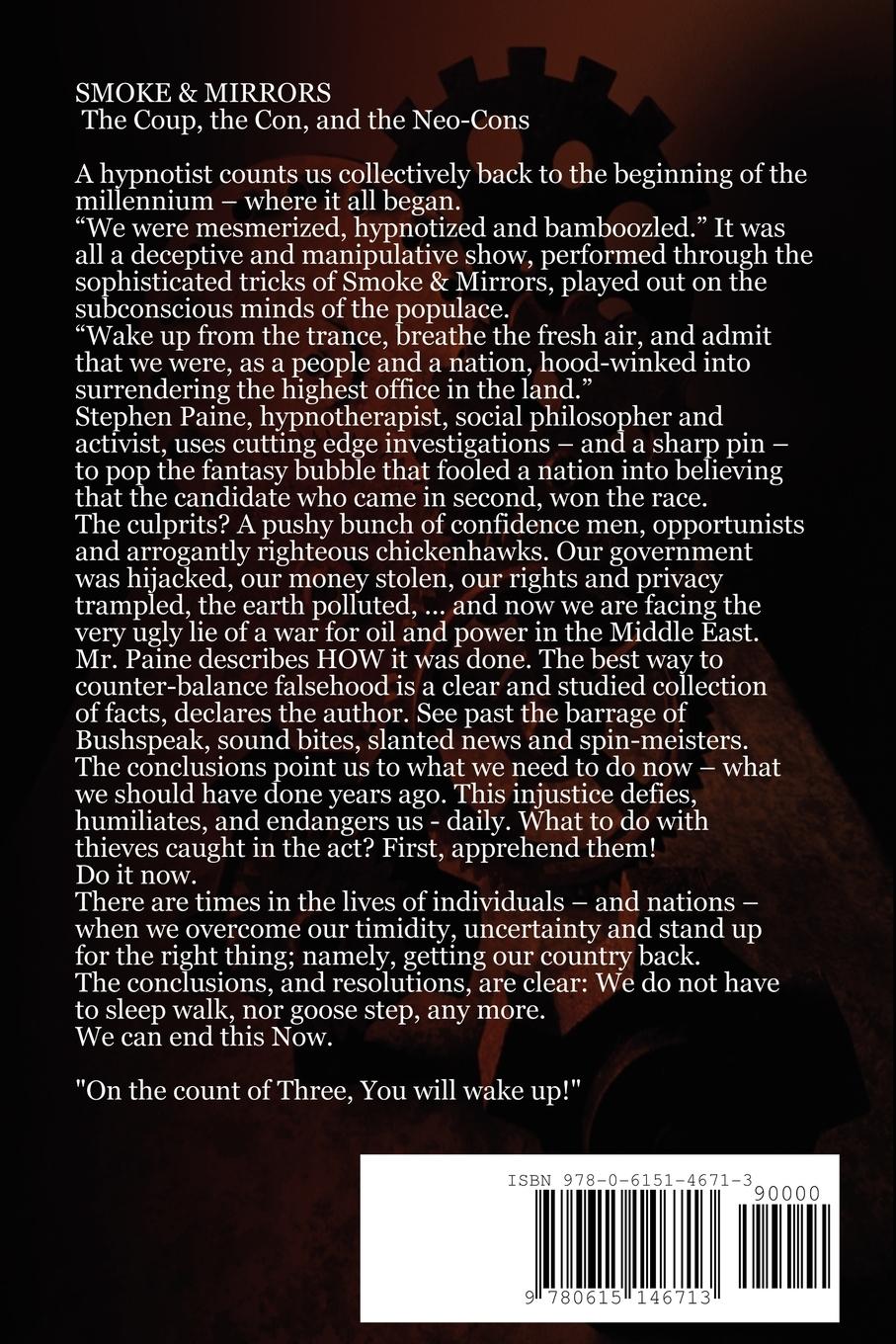 Rückseitencover Smoke & Mirrors