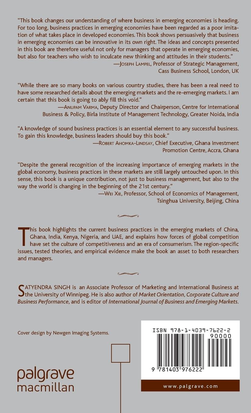 Rückseitencover Business Practices in Emerging and Re-Emerging Markets