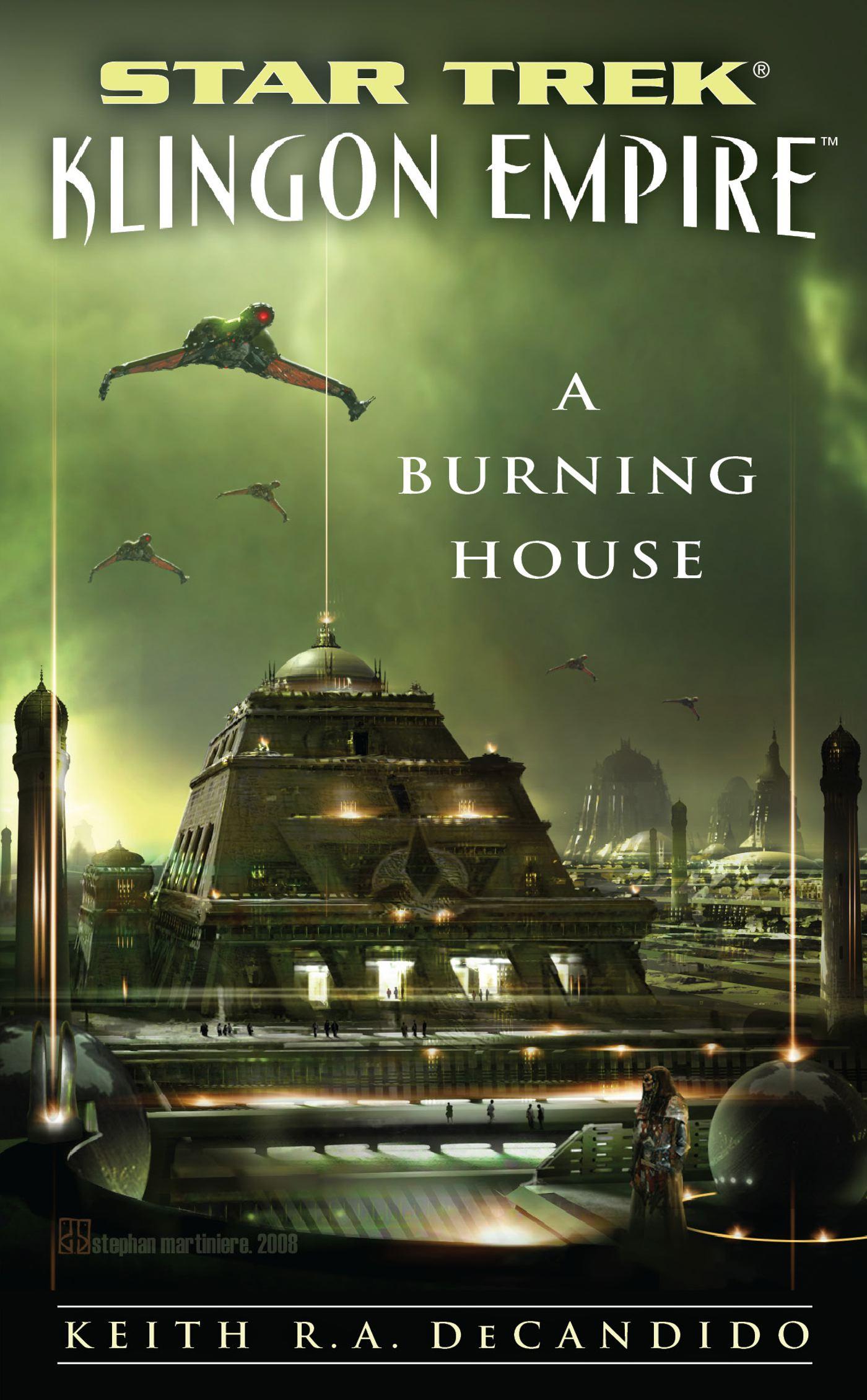 Vorderes Coverbild Star Trek: The Next Generation: Klingon Empire: A Burning House