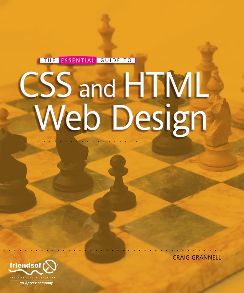 Vorderes Coverbild The Essential Guide to CSS and HTML Web Design