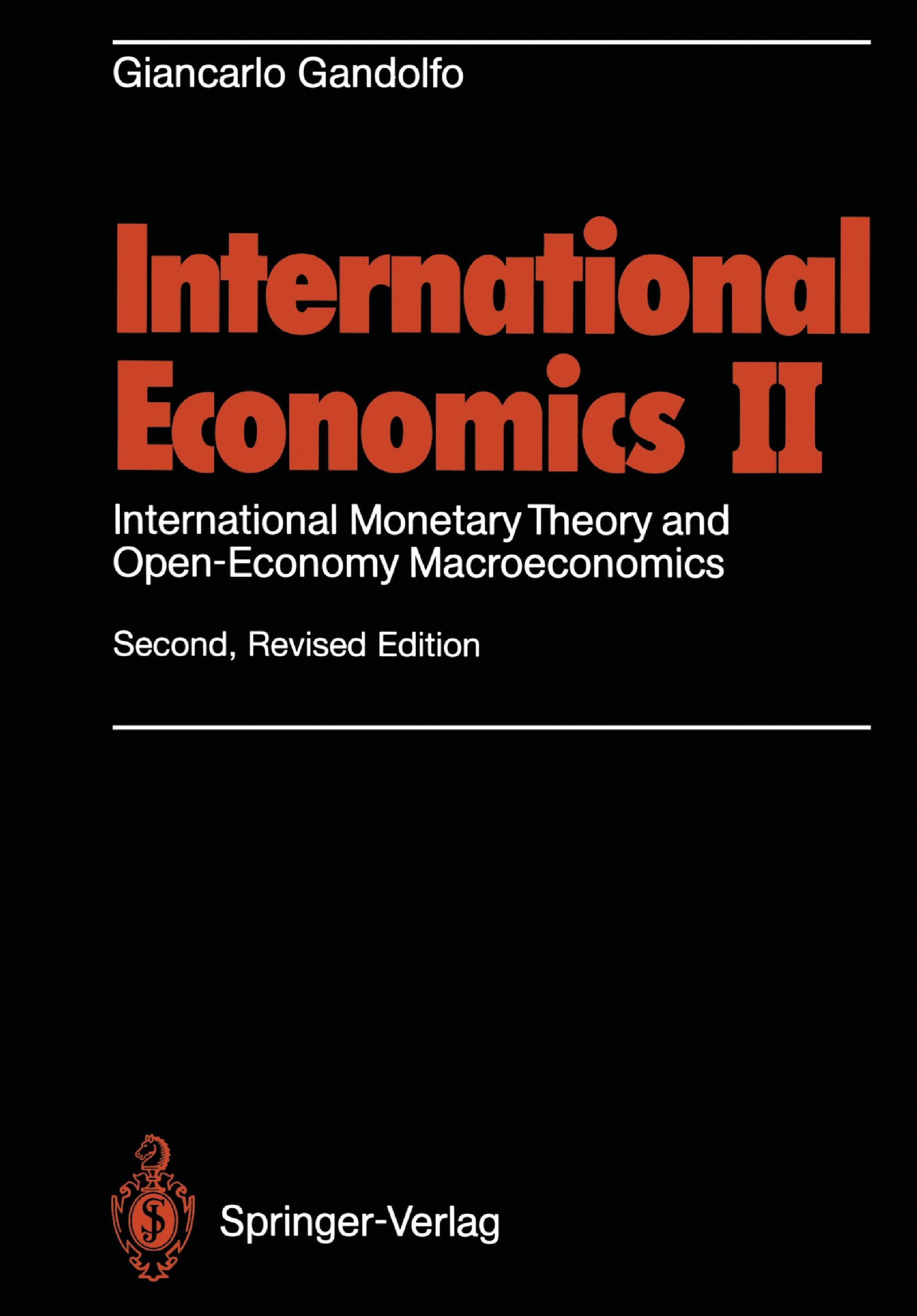 Vorderes Coverbild International Economics II