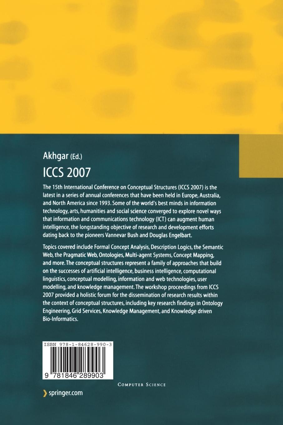 Rückseitencover ICCS 2007