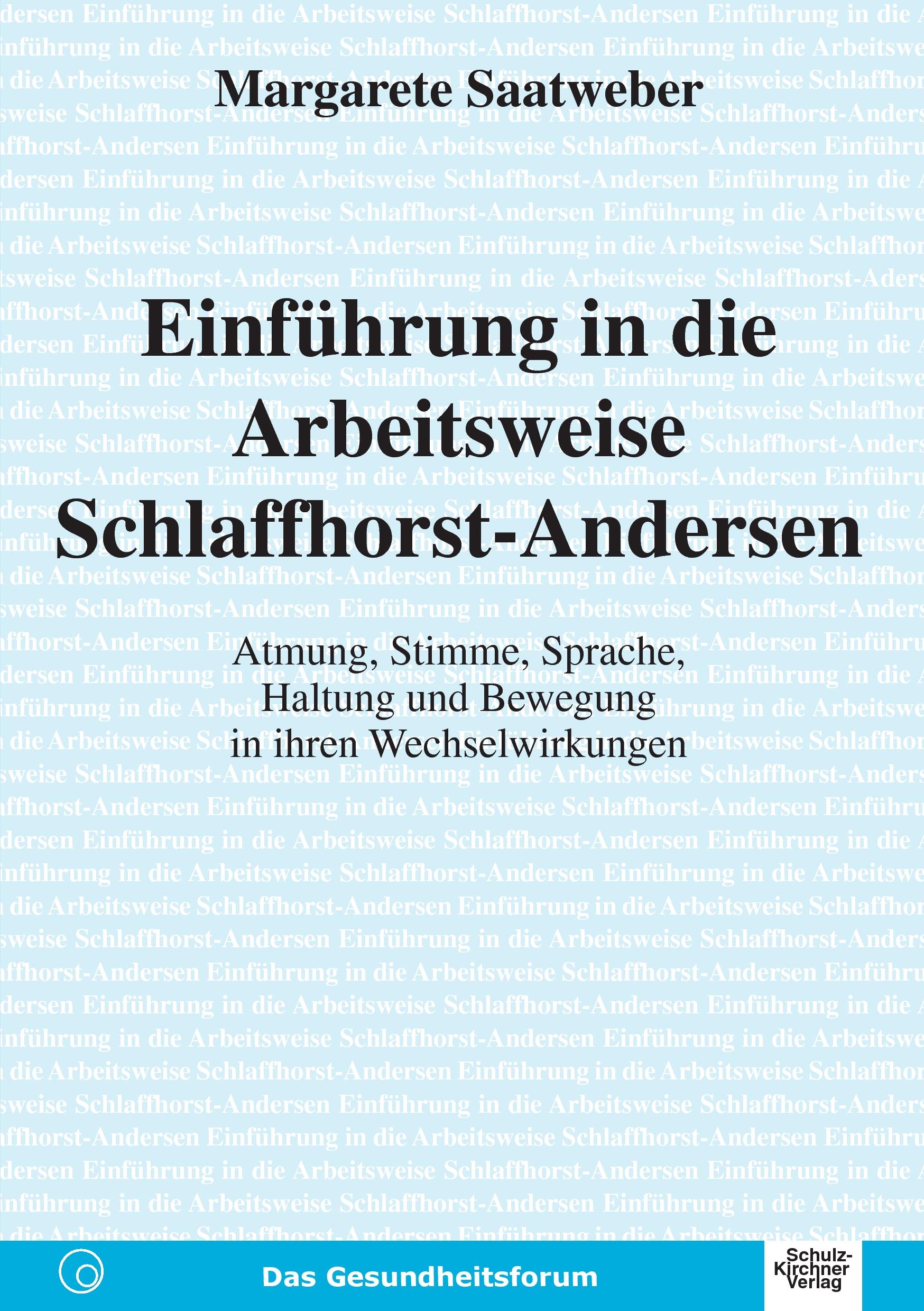 Vorderes Coverbild Einführung in die Arbeitsweise Schlaffhorst-Andersen