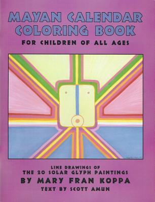 Vorderes Coverbild Mayan Calendar Coloring Book
