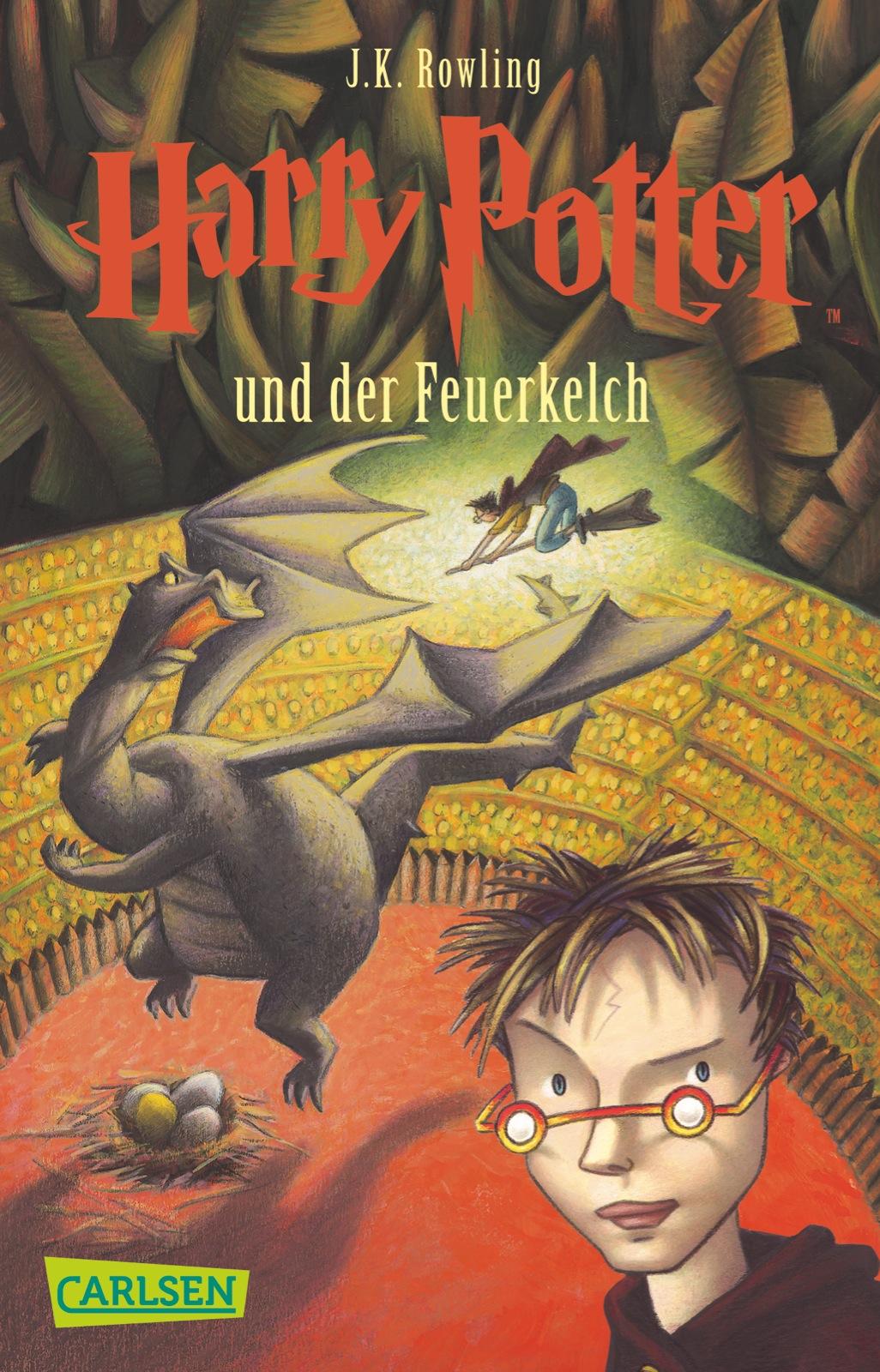 Vorderes Coverbild Harry Potter 4 und der Feuerkelch. Taschenbuch