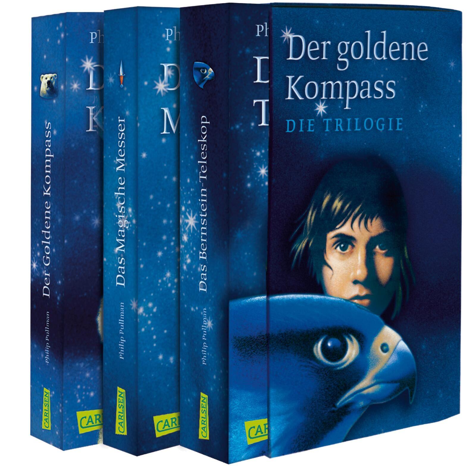 Vorderes Coverbild Der Goldene Kompass, Das Magische Messer, Das Bernstein-Teleskop