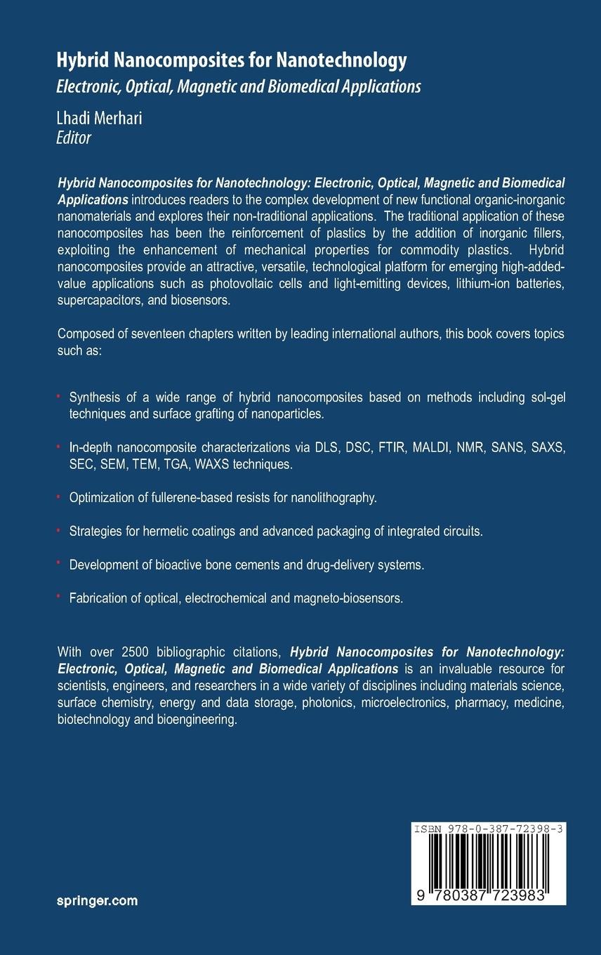 Rückseitencover Hybrid Nanocomposites for Nanotechnology