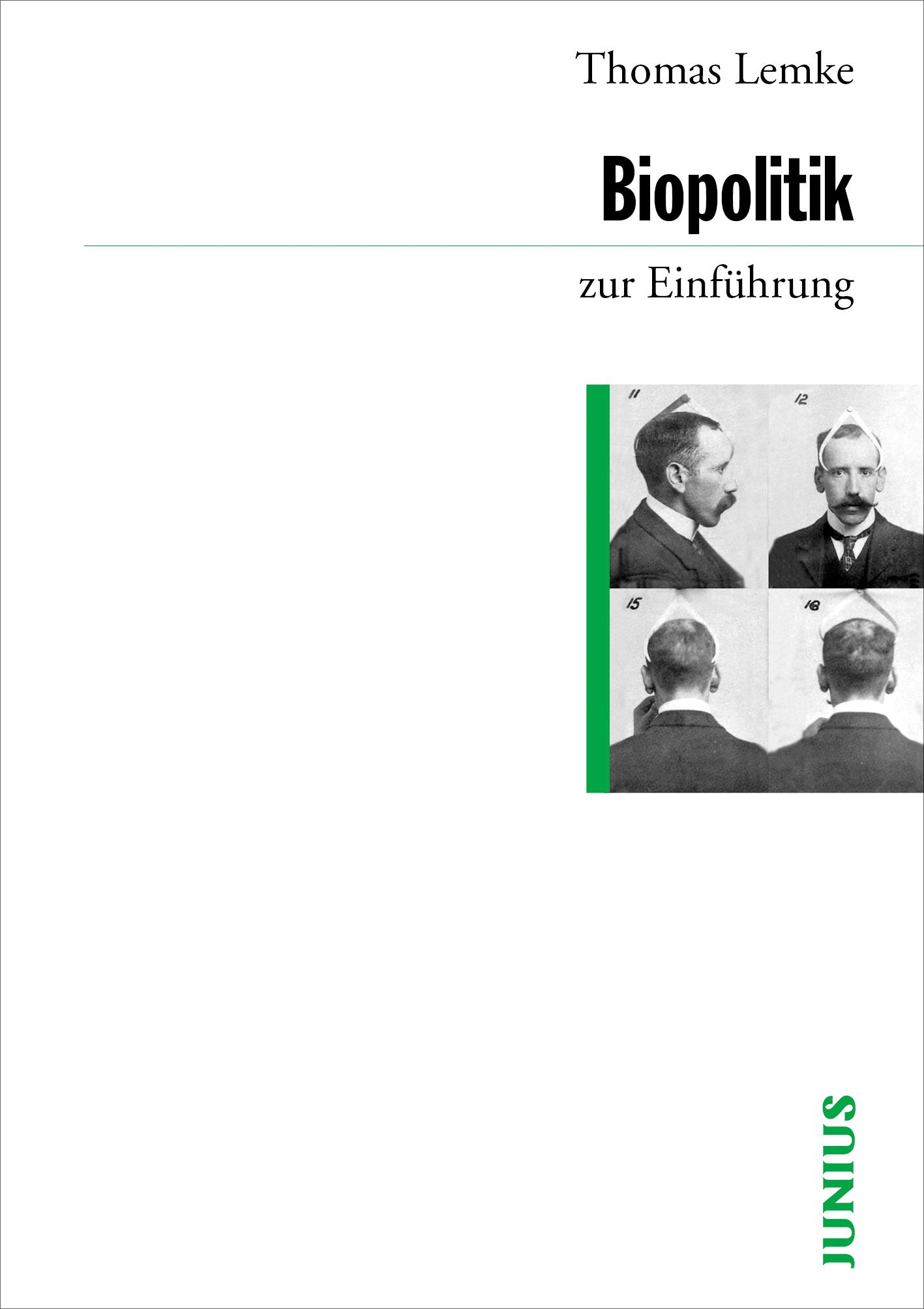 Vorderes Coverbild Biopolitik zur Einführung