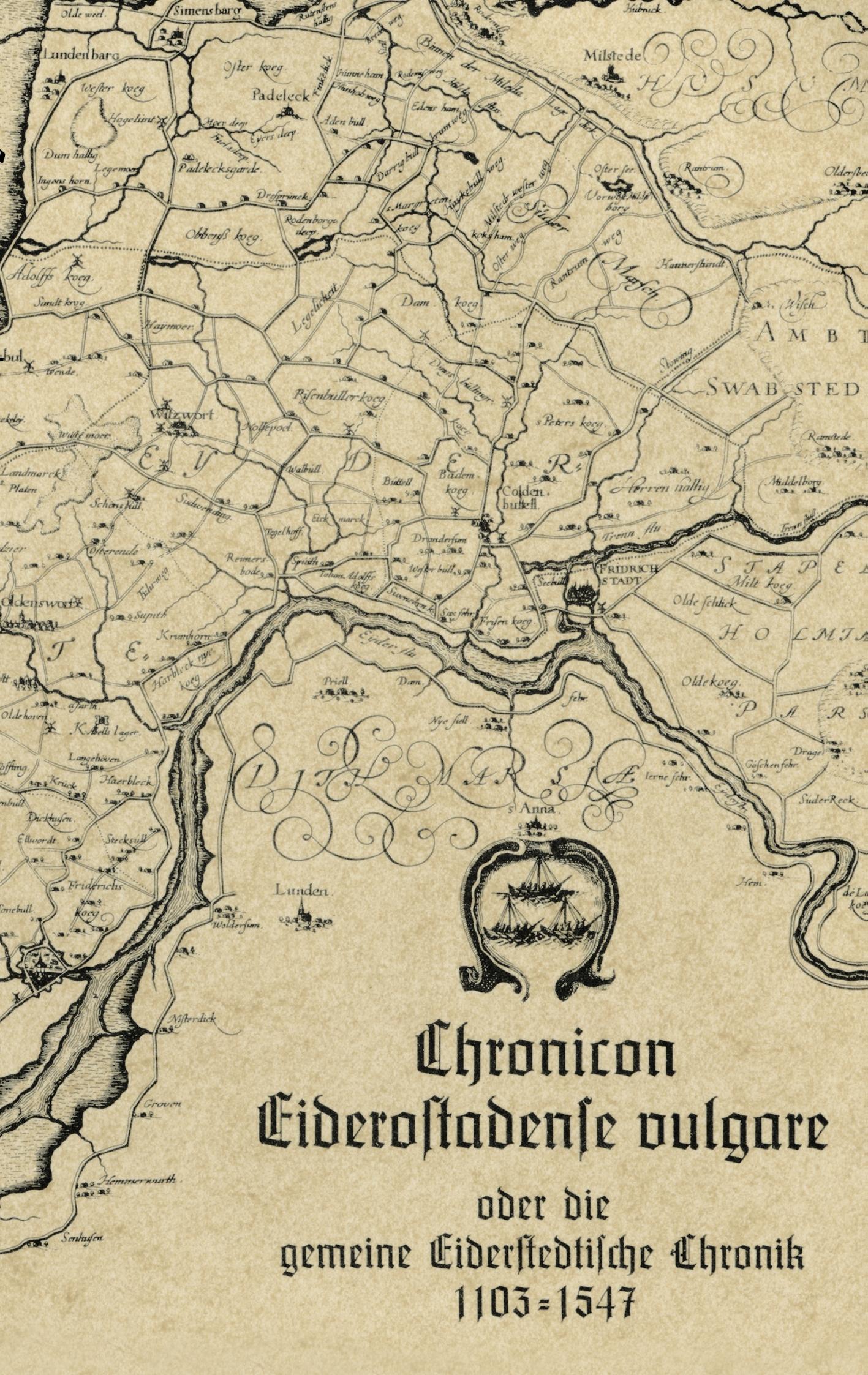 Vorderes Coverbild Chronicon Eiderostadense vulgare