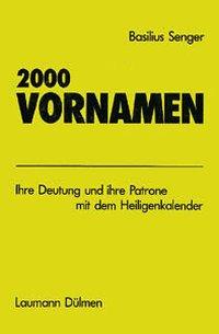 Vorderes Coverbild Zweitausend Vornamen