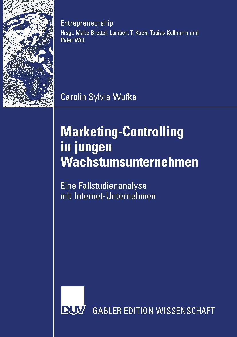 Vorderes Coverbild Marketing-Controlling in jungen Wachstumsunternehmen