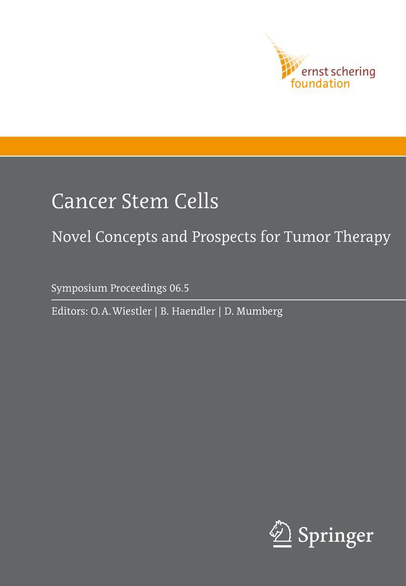Vorderes Coverbild Cancer Stem Cells