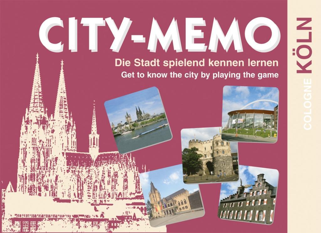 Vorderes Coverbild City-Memo. Das Köln Spiel