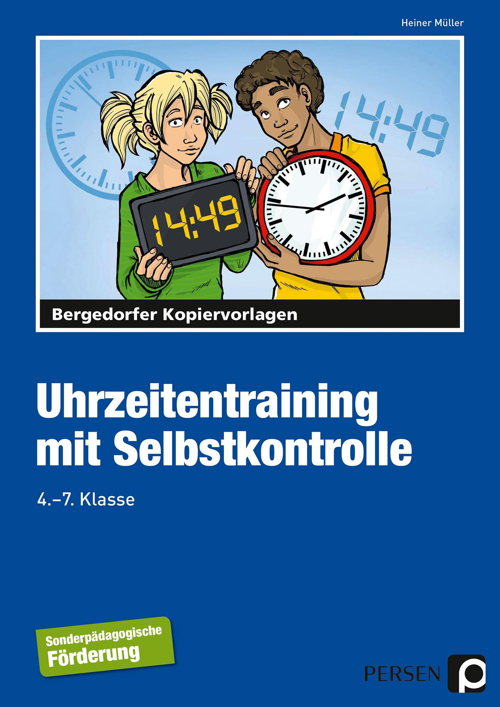 Vorderes Coverbild Uhrzeitentraining mit Selbstkontrolle
