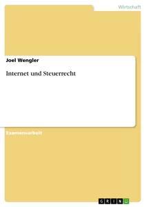 Vorderes Coverbild Internet und Steuerrecht