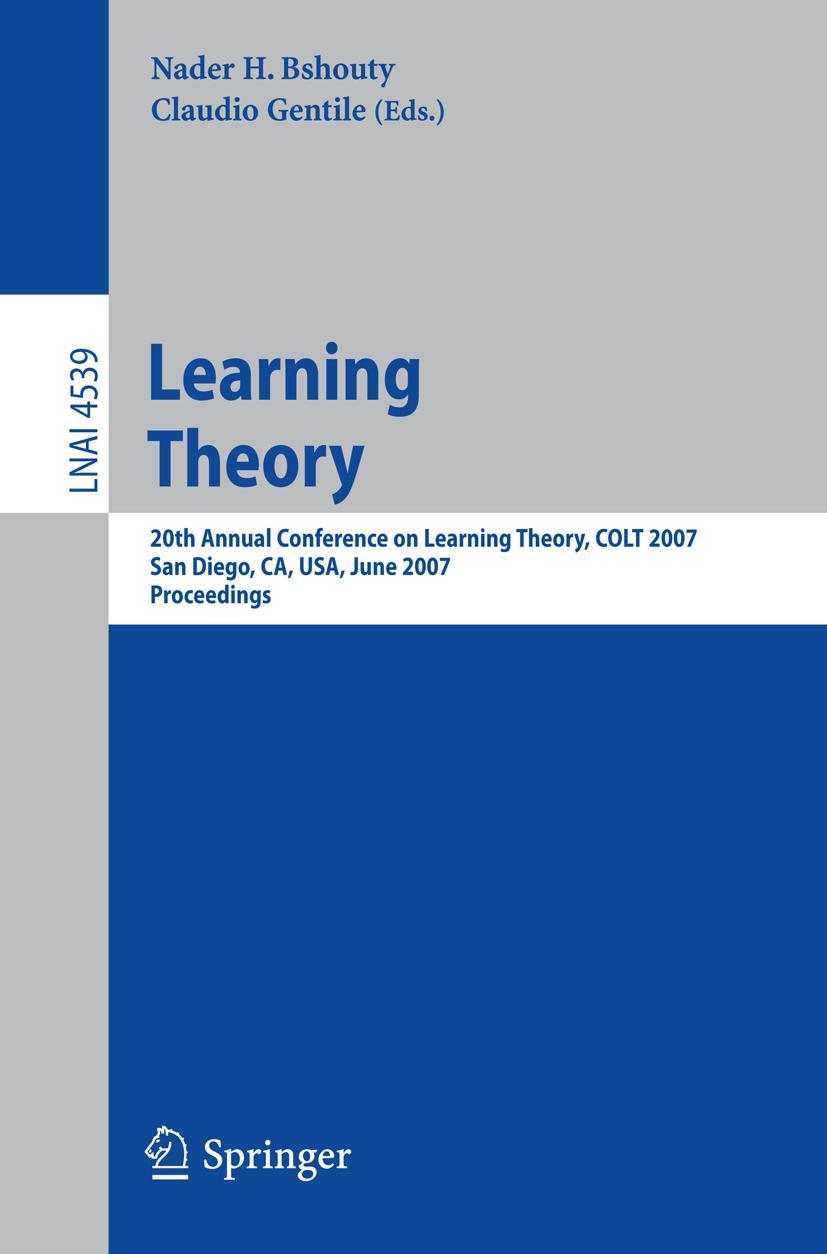 Vorderes Coverbild Learning Theory