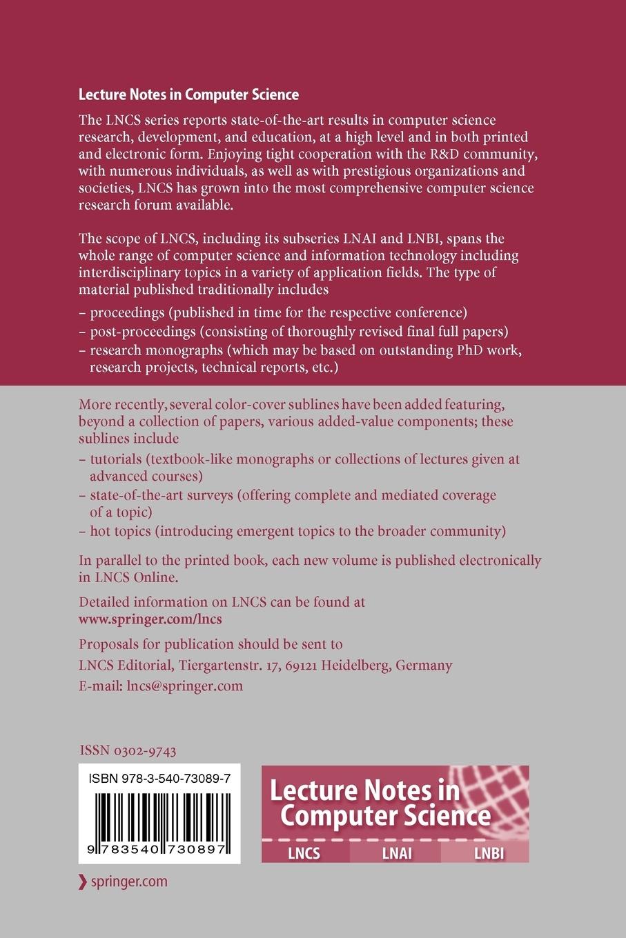 Rückseitencover Distributed Computing in Sensor Systems