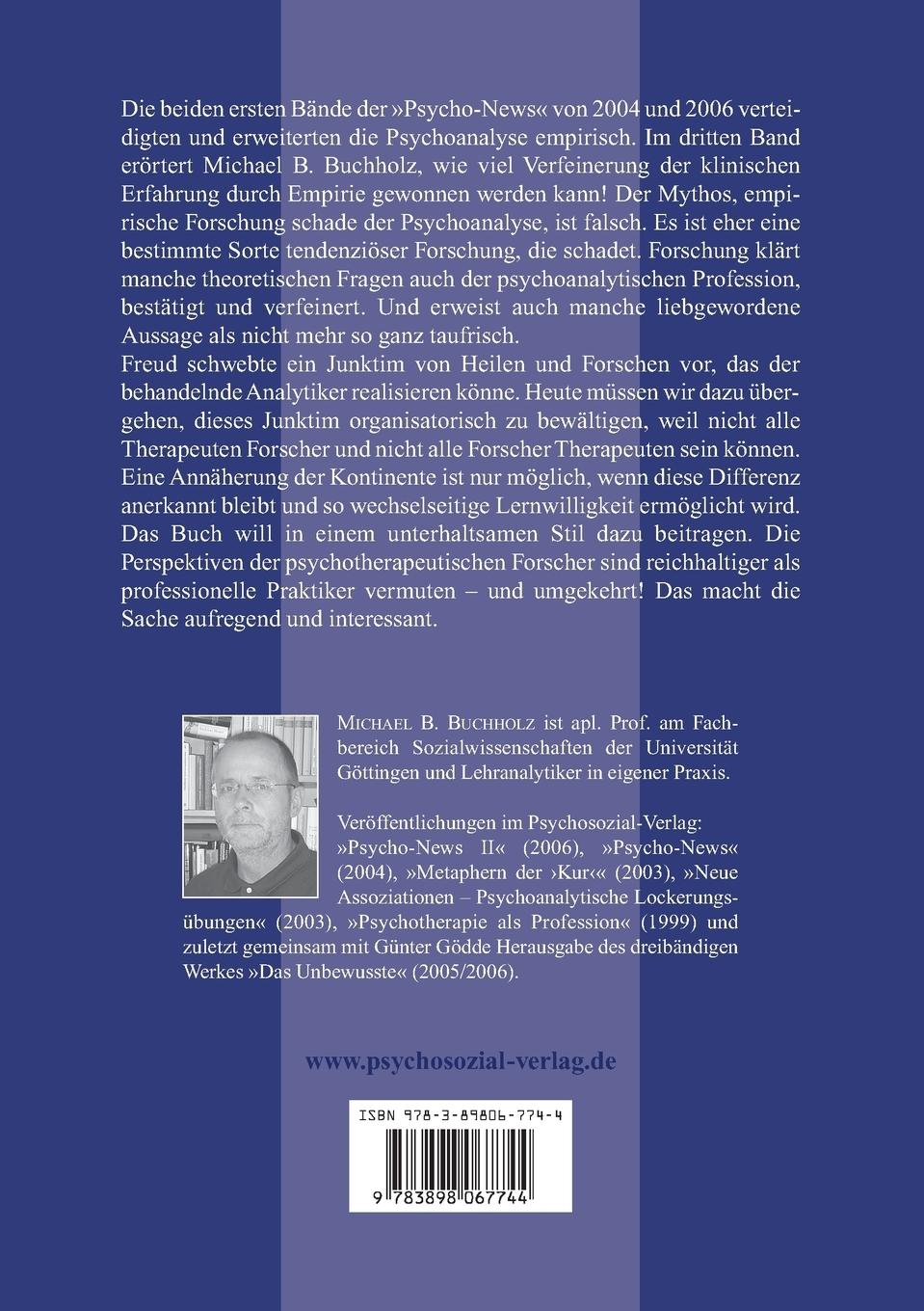 Rückseitencover Psycho-News III