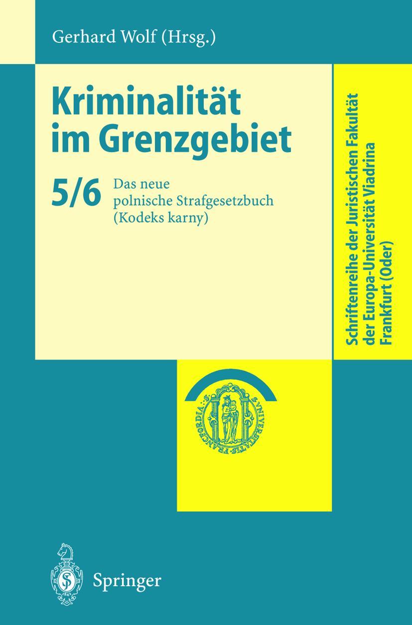 Vorderes Coverbild Kriminalität im Grenzgebiet