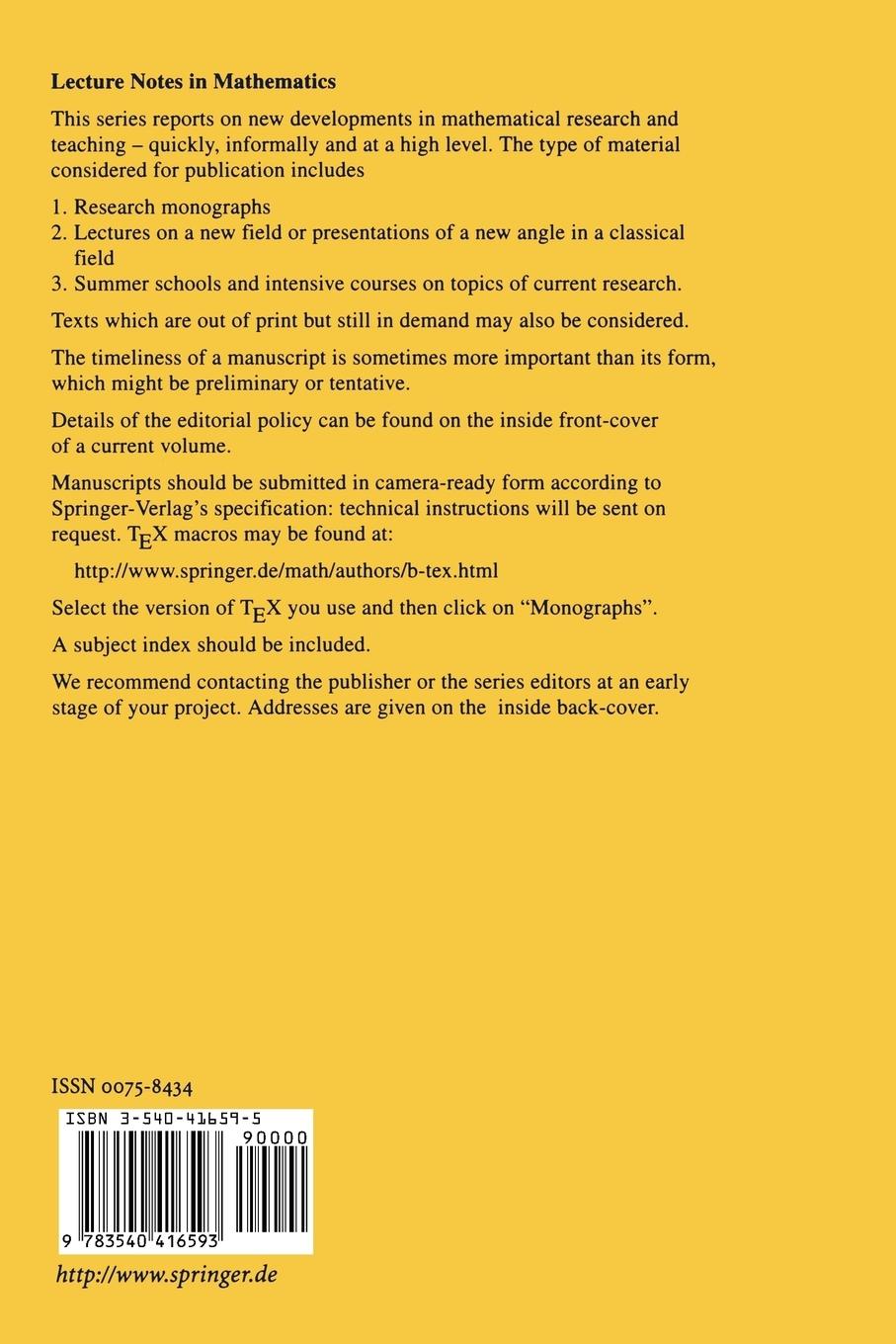 Rückseitencover Seminaire de Probabilites XXXV