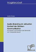 Vorderes Coverbild Audio-Branding im aktuellen Kontext der Marken-Kommunikation