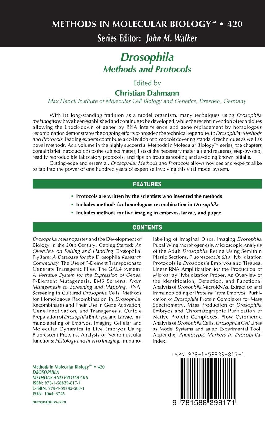 Rückseitencover Drosophila