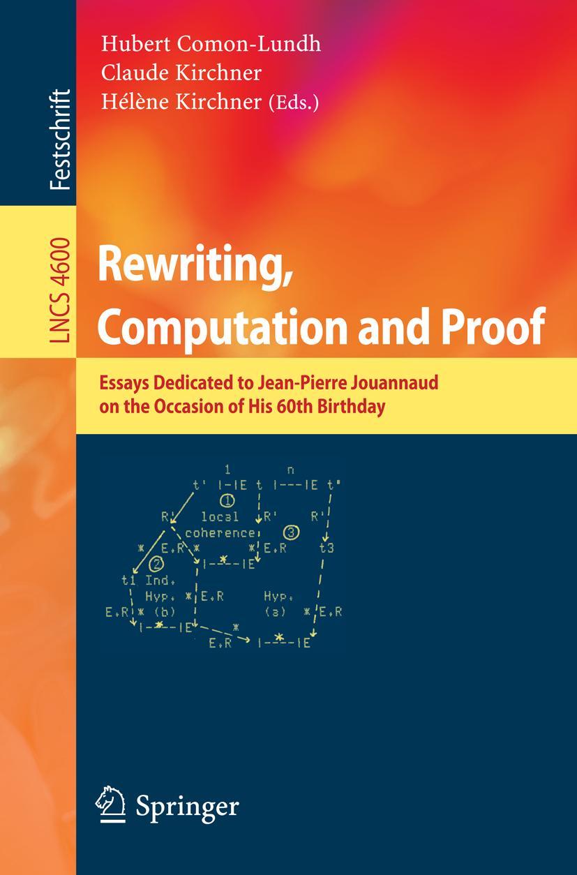 Vorderes Coverbild Rewriting, Computation and Proof