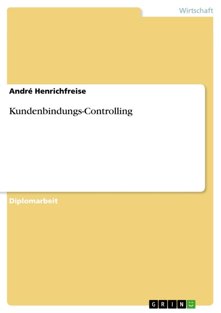 Vorderes Coverbild Kundenbindungs-Controlling