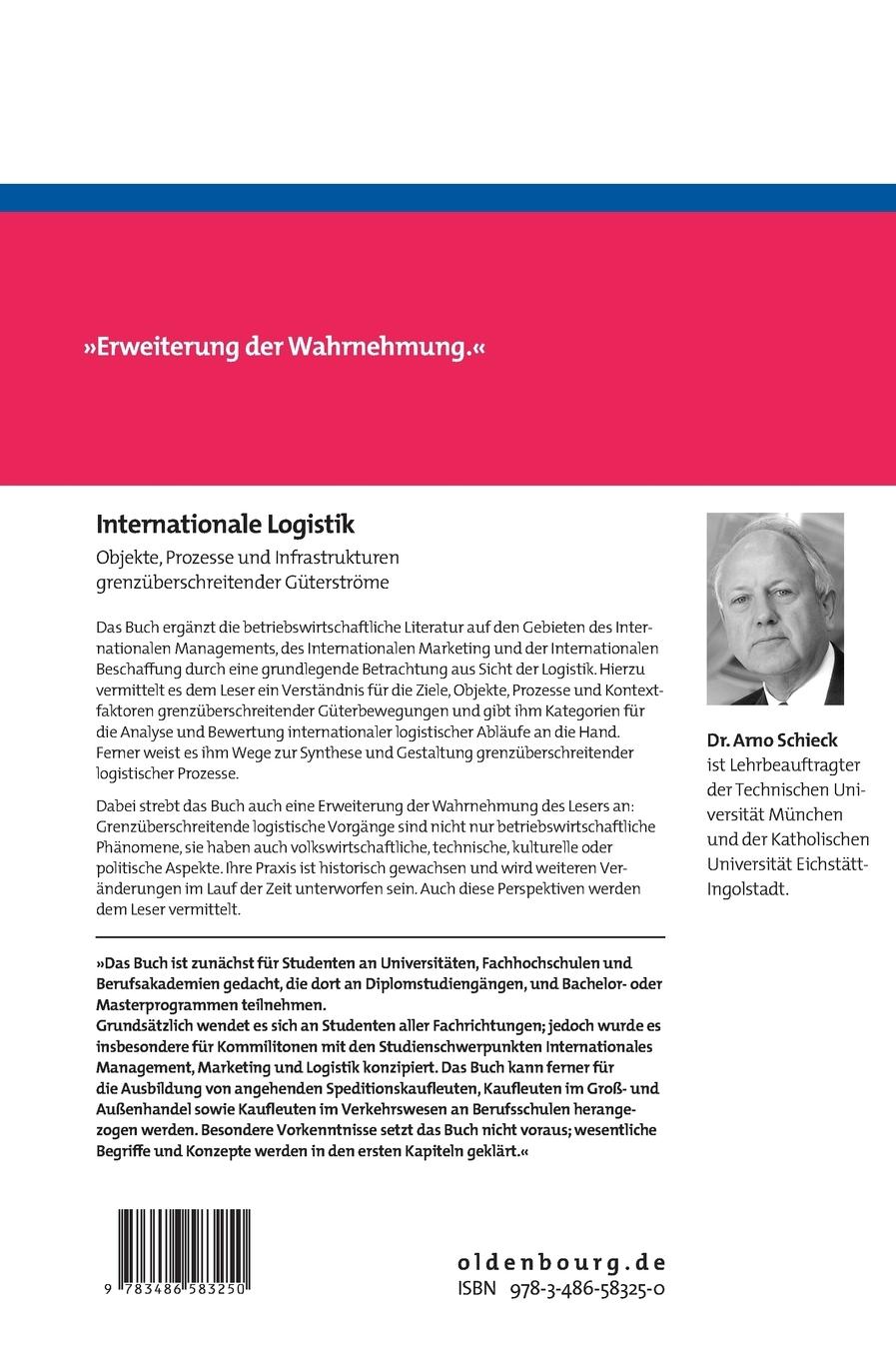 Rückseitencover Internationale Logistik