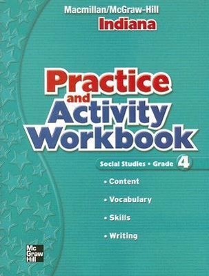 Vorderes Coverbild Social Studies: Grade 4, Indiana Pracitce and Activity Workbook