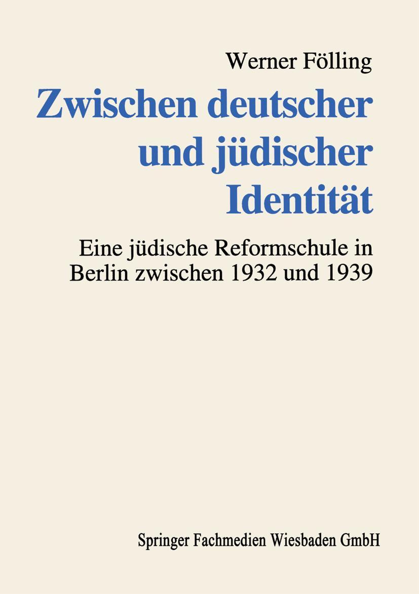 Vorderes Coverbild Zwischen deutscher und jüdischer Identität