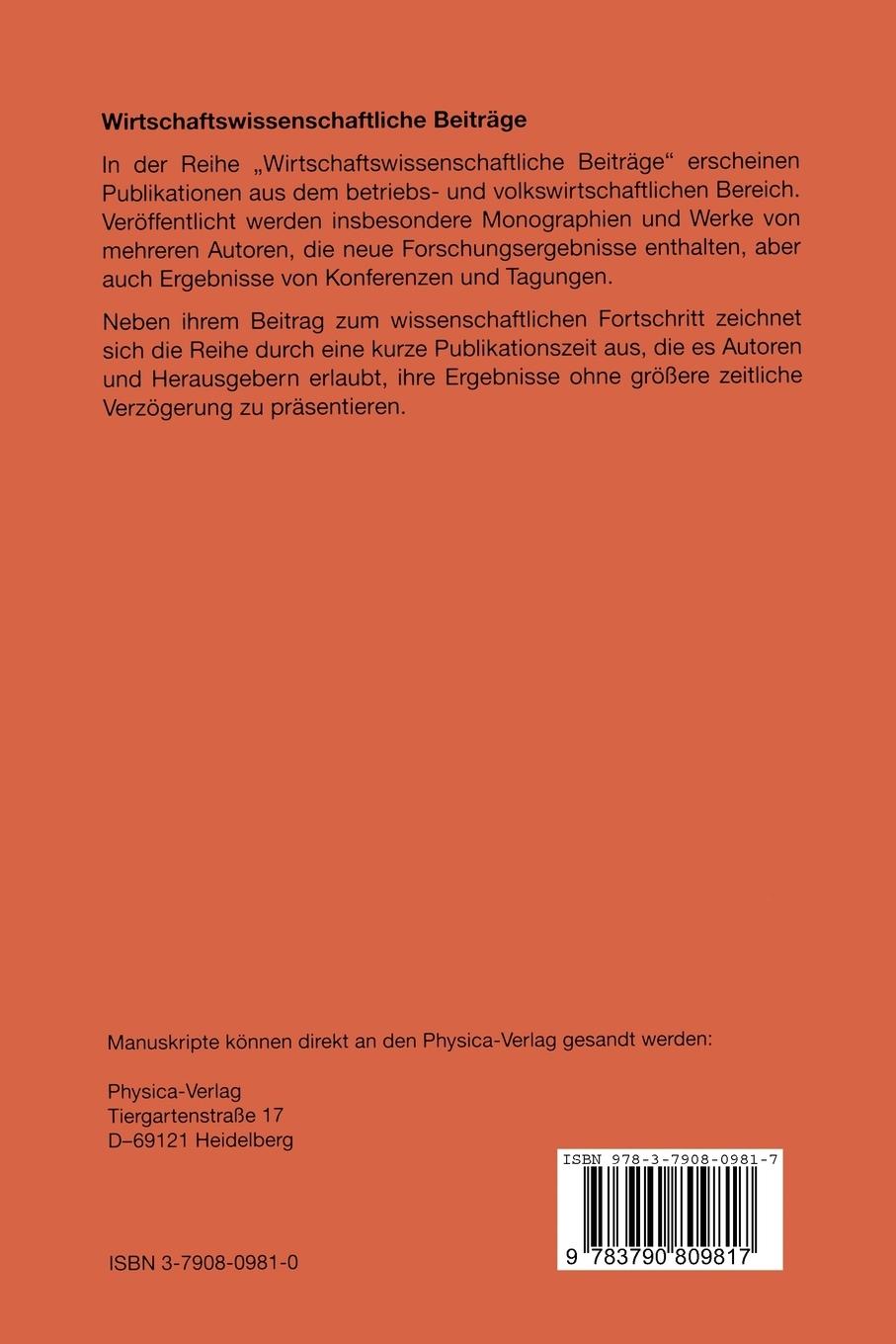 Rückseitencover Analyse saisonaler Zeitreihen