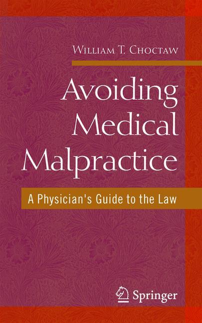 Vorderes Coverbild Avoiding Medical Malpractice