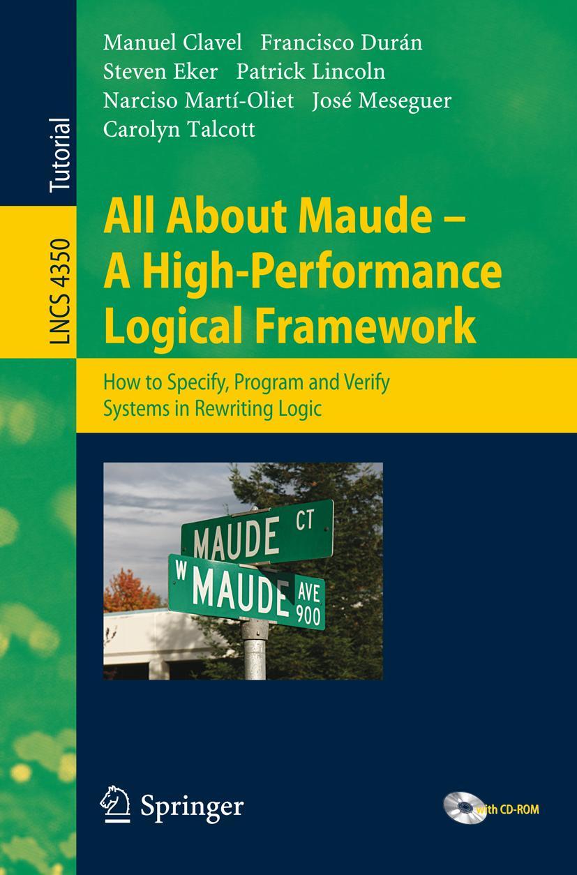 Vorderes Coverbild All About Maude - A High-Performance Logical Framework