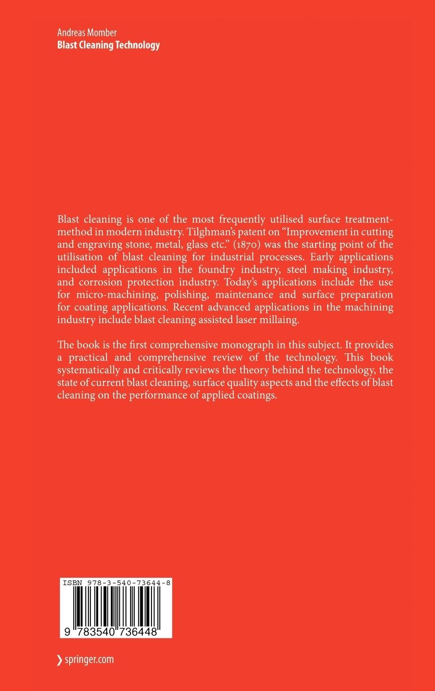 Rückseitencover Blast Cleaning Technology