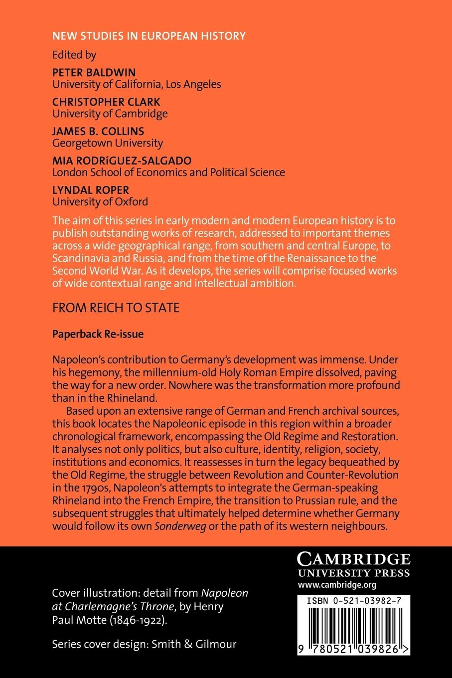 Rückseitencover From Reich to State