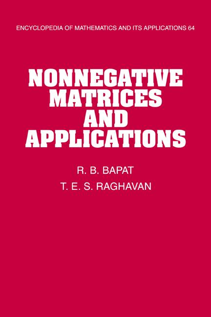 Vorderes Coverbild Nonnegative Matrices and Applications