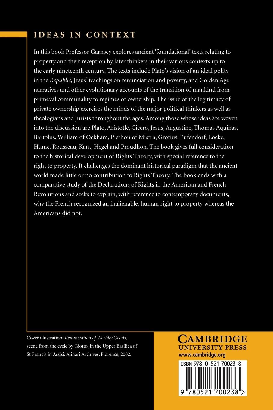 Rückseitencover Thinking about Property