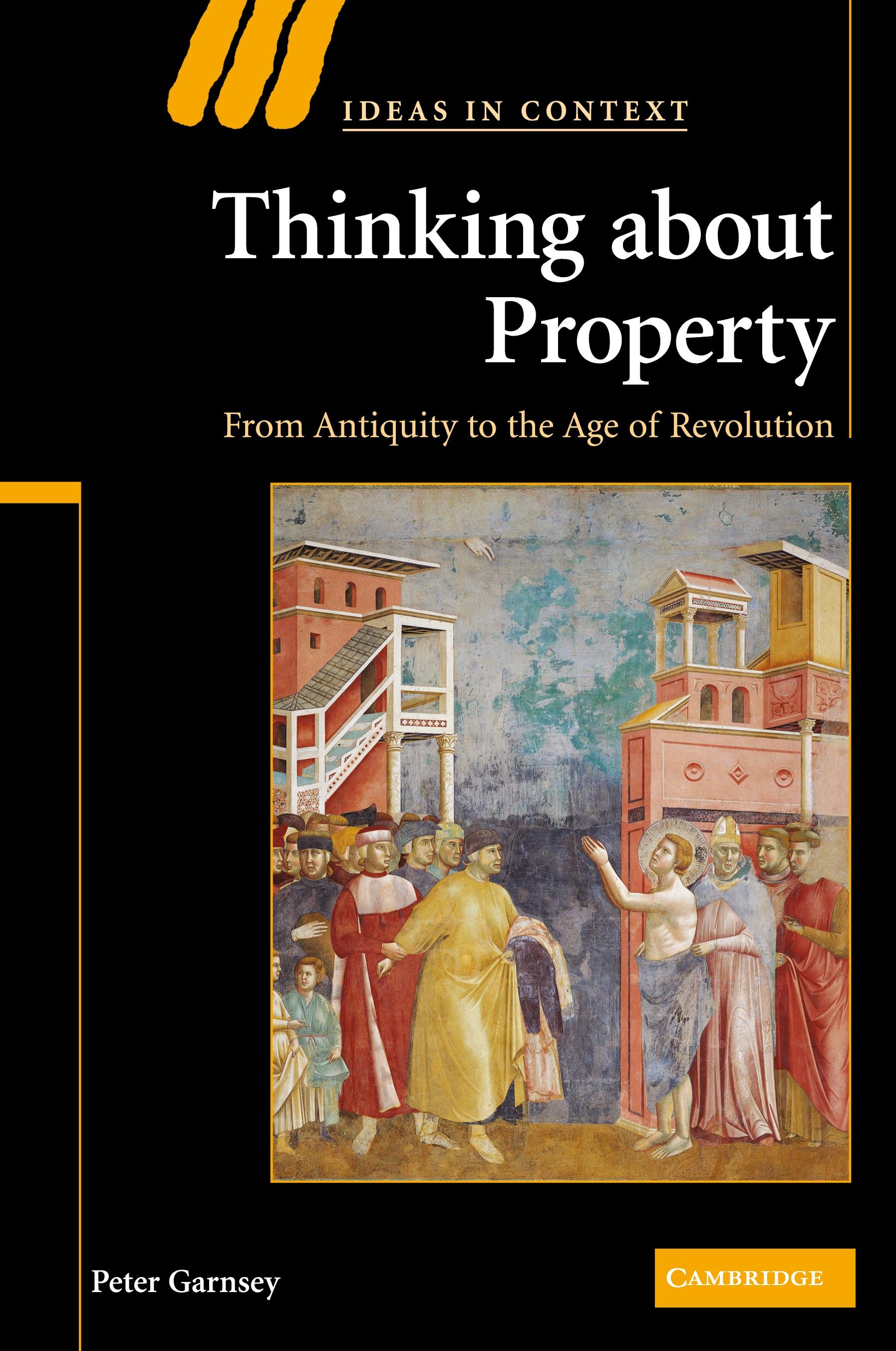 Vorderes Coverbild Thinking about Property
