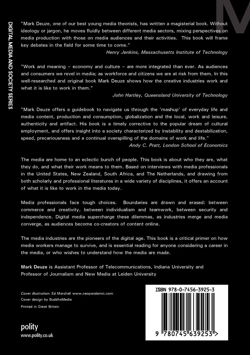 Rückseitencover Media Work